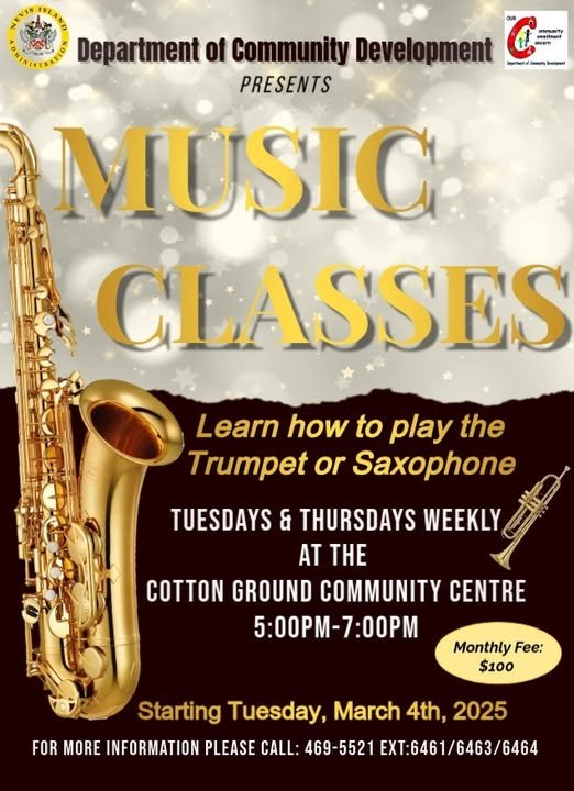 Community Development Department Launches Saxophone and Trumpet Classes