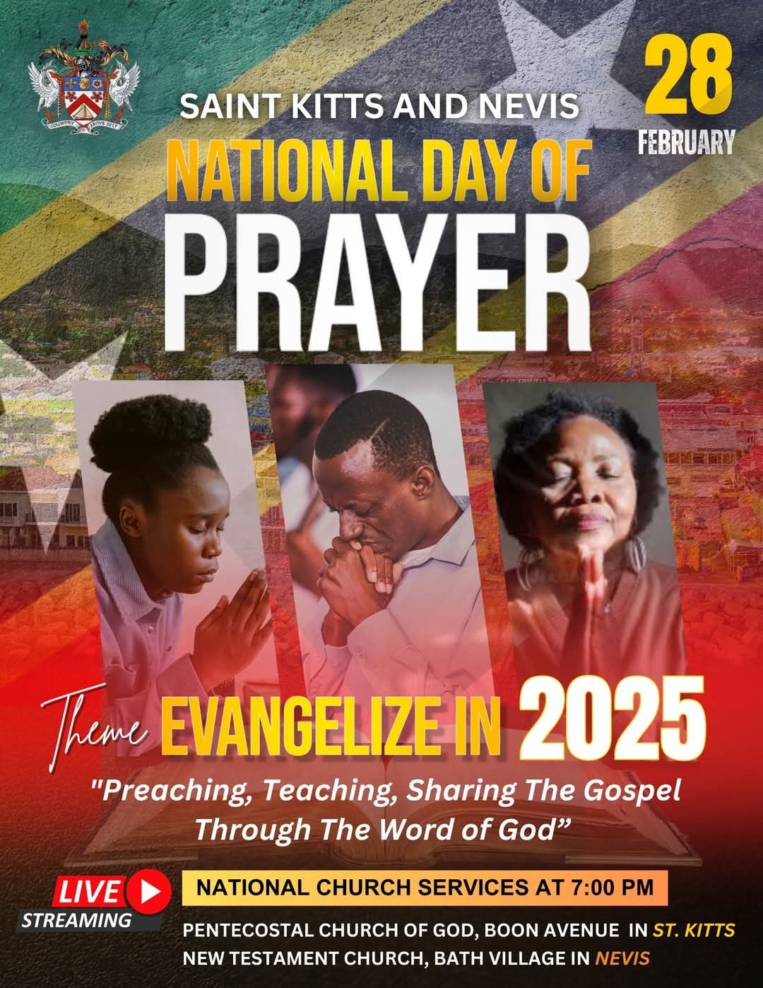 National Day of Prayer Scheduled for February 28