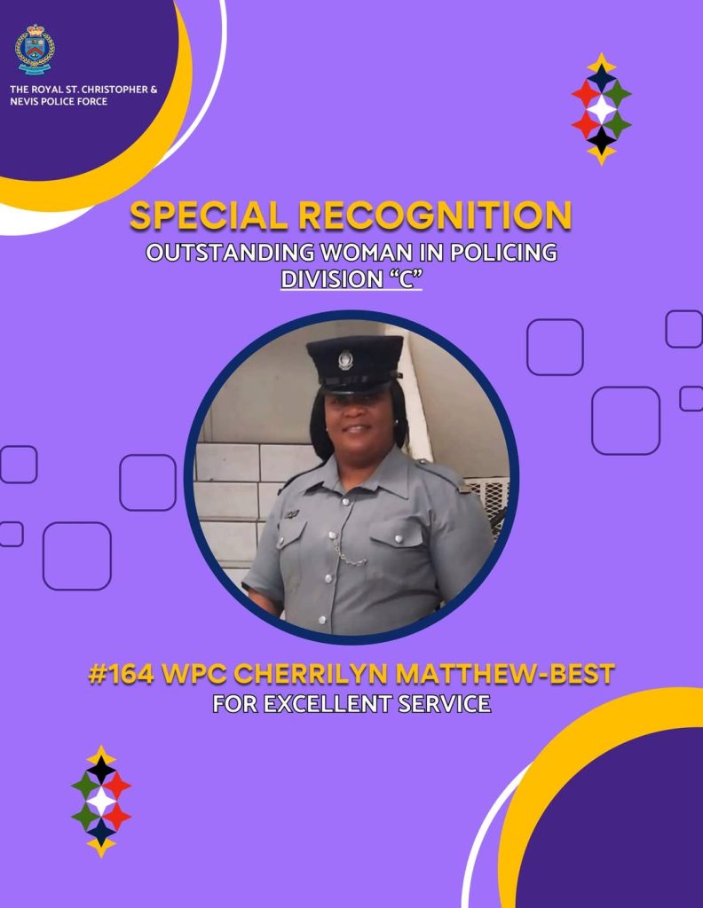 Honoring Woman Police Constable Cherrilyn Matthew-Best, Badge Number 164