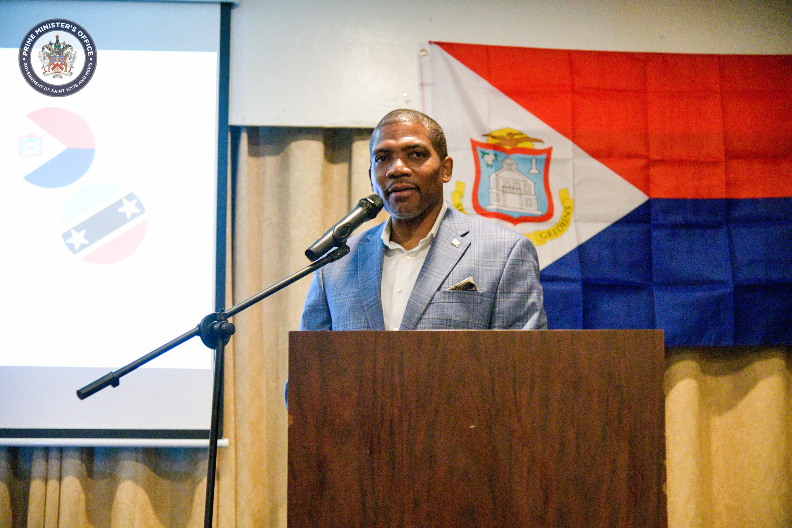 Prime Minister Drew Addresses Diaspora in St. Martin, Highlighting National Progress in St. Kitts and Nevis