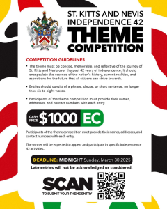 Citizens Invited to Participate in the St. Kitts and Nevis 42nd Independence Theme Competition