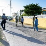 Police Leadership Conducts Community Walkthrough on Nevis