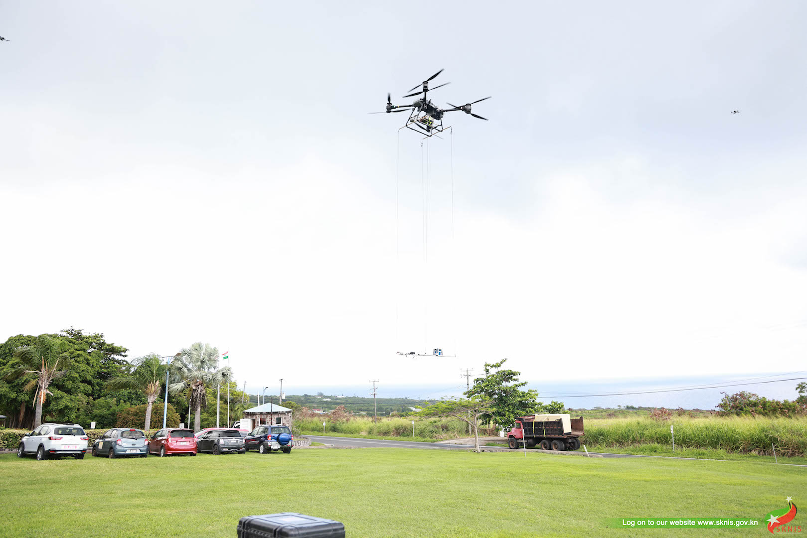 Saint Kitts Water Services Department Initiates Semi-Airborne Drone Survey to Bolster Water Security.