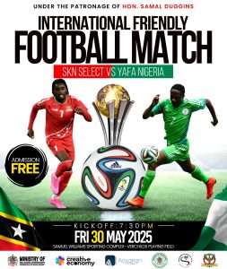 St. Kitts and Nevis to Host Nigeria in Historic International Friendly Football Match