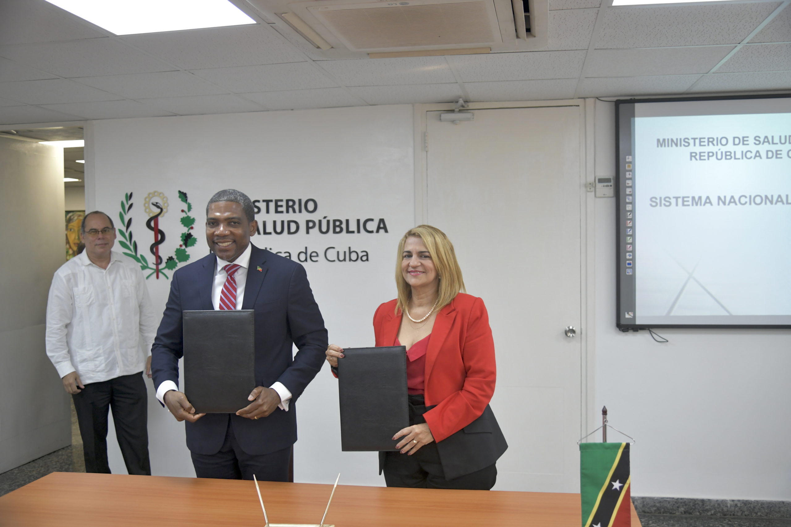 Prime Minister Drew Formalizes Health Cooperation Agreement with Cuba