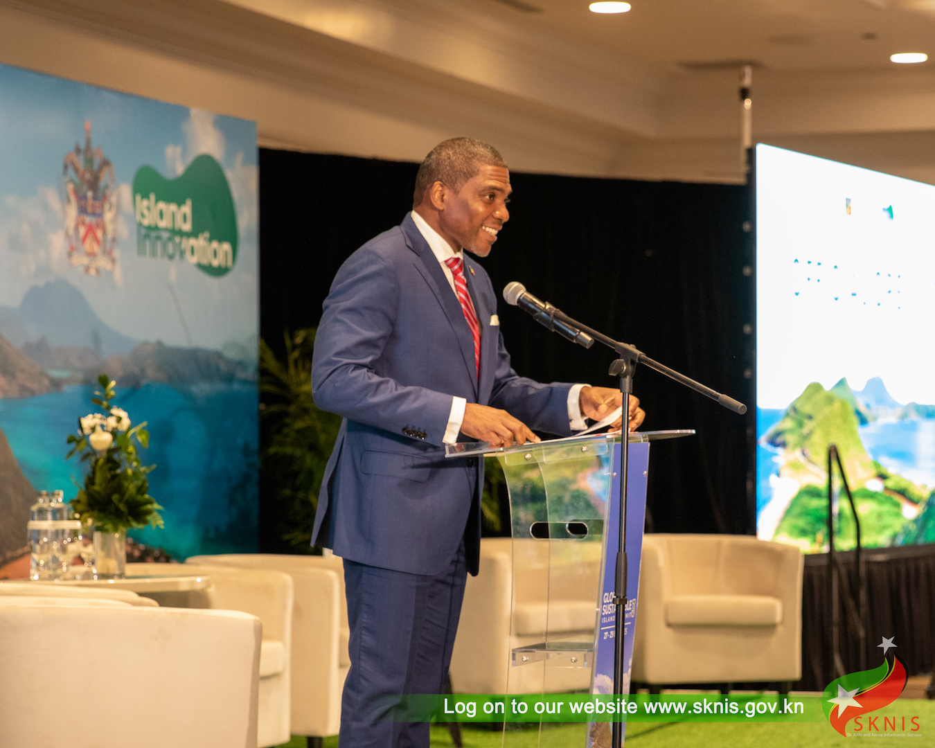 Prime Minister Drew Opens Global Sustainable Islands Summit, Emphasizing Leadership and Partnerships in Addressing Climate Change