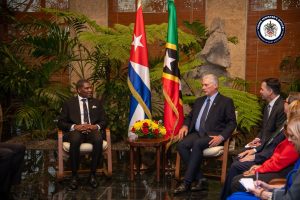 Strengthening SKN-Cuba Relations: Prime Minister Drew and President Díaz-Canel Advance Bilateral Cooperation