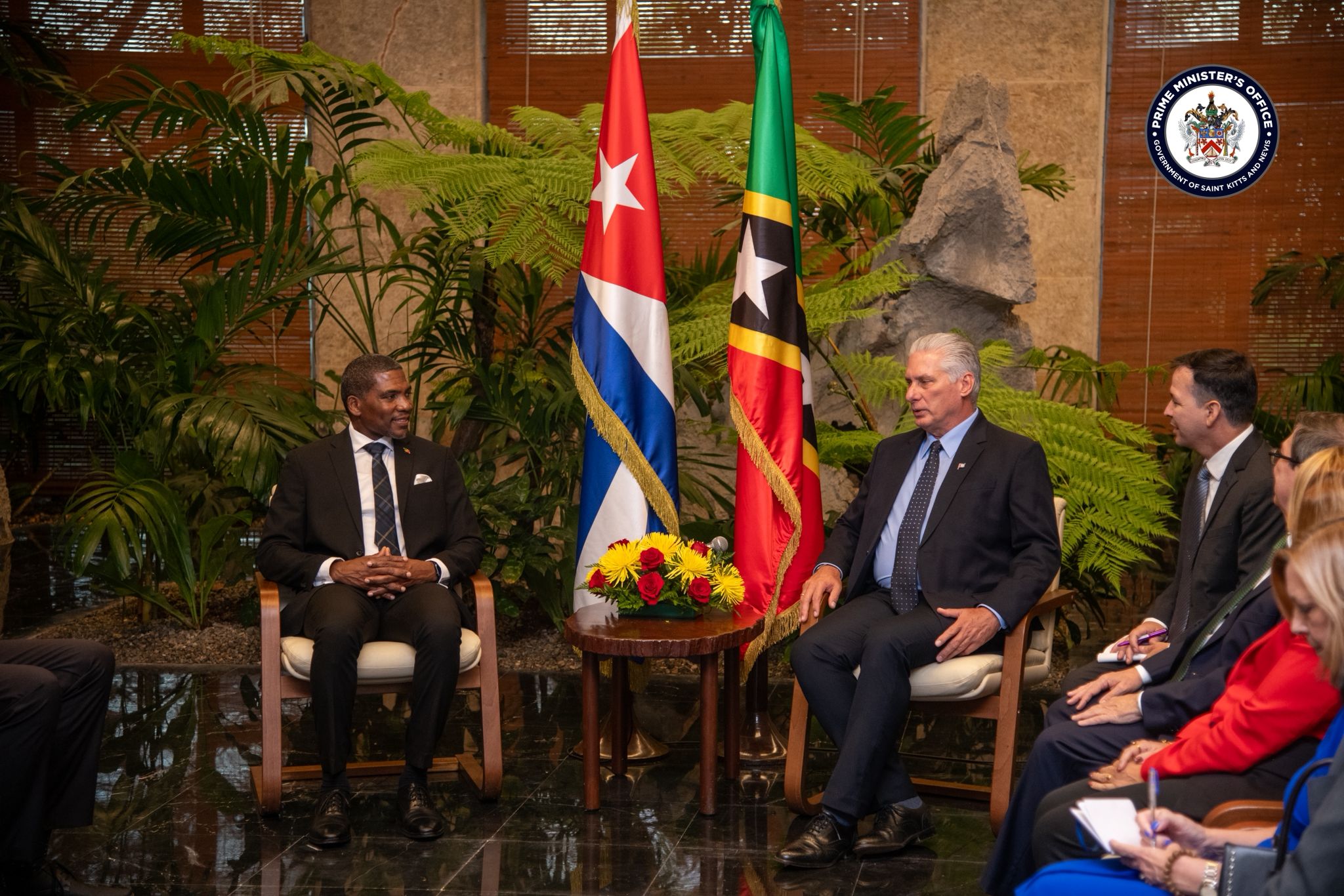 Strengthening SKN-Cuba Relations: Prime Minister Drew and President Díaz-Canel Advance Bilateral Cooperation