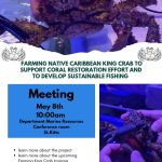 St. Kitts to Host Conference on King Crab Mariculture for Coral Reef Restoration and Sustainable Fisheries Management