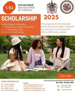 Universidad de Valencia Scholarship Applications Now Open