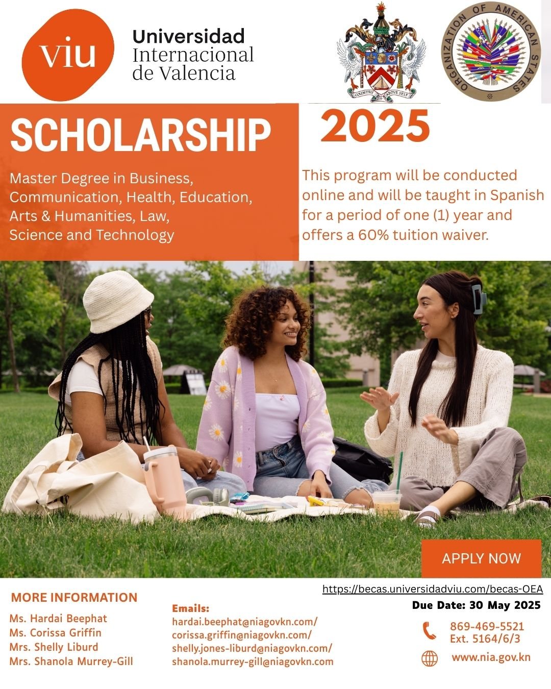 Universidad de Valencia Scholarship Applications Now Open