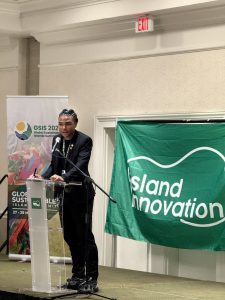 Aquanjé Robinson Issues Urgent Call to Action at the 2025 Global Sustainable Islands Summit.