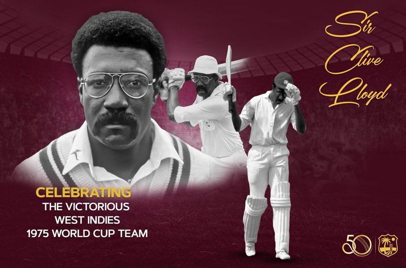 Sir Clive Lloyd to Grace CWI/WIPA Gala Commemorating the 50th Anniversary of World Cup Triumph
