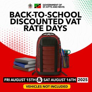 St. Kitts and Nevis Government Announces Reduced VAT Rate Days for the Rest of 2025