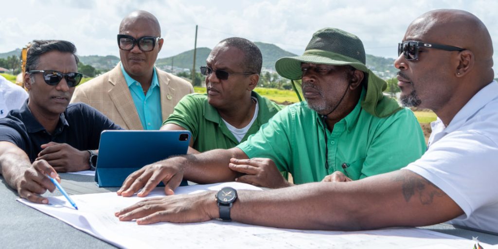 Construction of New Basseterre High School Commences with Ministerial Visit.