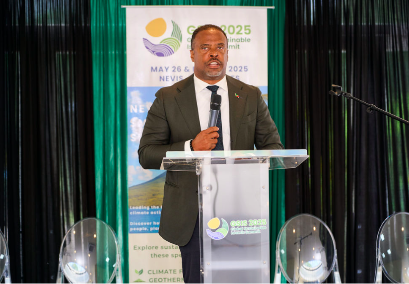 Premier Brantley Highlights Nevis’s Climate Finance Leadership at the 2025 Global Steering and Innovation Summit.