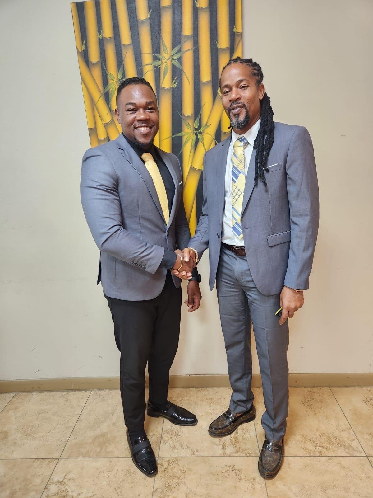 Mr. Azard Gumbs and Mr. Nubian Greaux: People’s Action Movement Candidates for Constituencies 4 and 2, Respectively