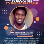 Emmanuel Jeffers Appointed OECSRA Events Director
