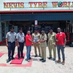 Nevis Tyre World Donates Speed Detection Radar and Tint Meter to Police Division C