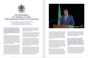 Diplomatic World Magazine Highlights Prime Minister Drew’s Transformative Agenda for St. Kitts and Nevis