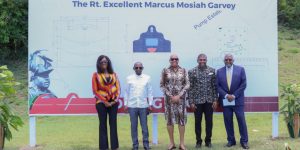 Prime Minister Dedicates Marcus Garvey Memorial at Port Royal’s Pump Bay