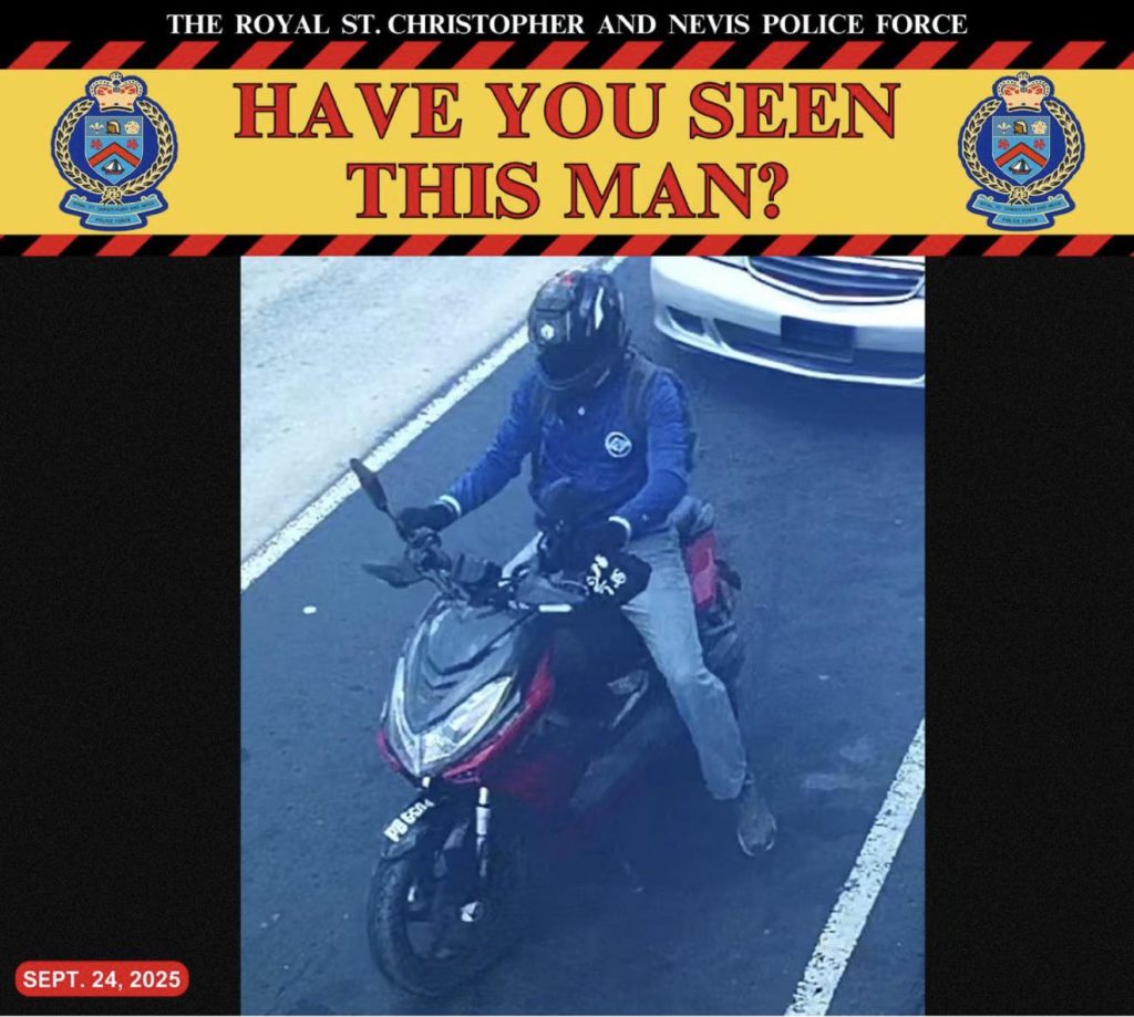 Royal St. Christopher and Nevis Police Force Seeking Assistance in Locating Individual