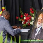National Leaders Sign Condolence Book for the Late Sir Edmund Lawrence