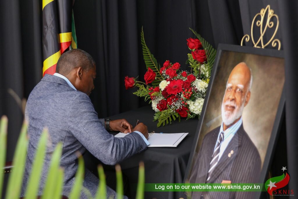 National Leaders Sign Condolence Book for the Late Sir Edmund Lawrence