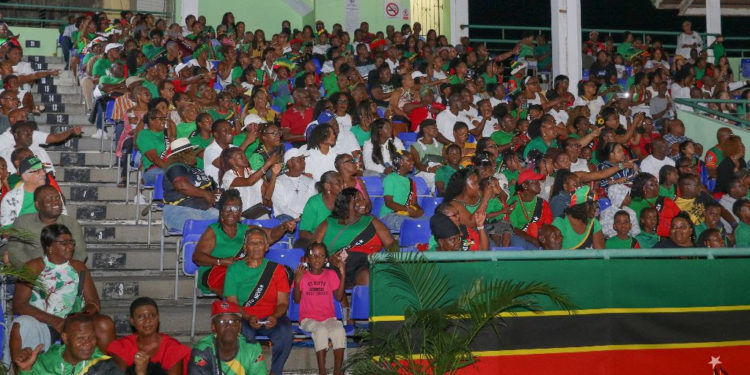 Large Gathering Commemorates Saint Kitts and Nevis’ 42nd Independence at Warner Park