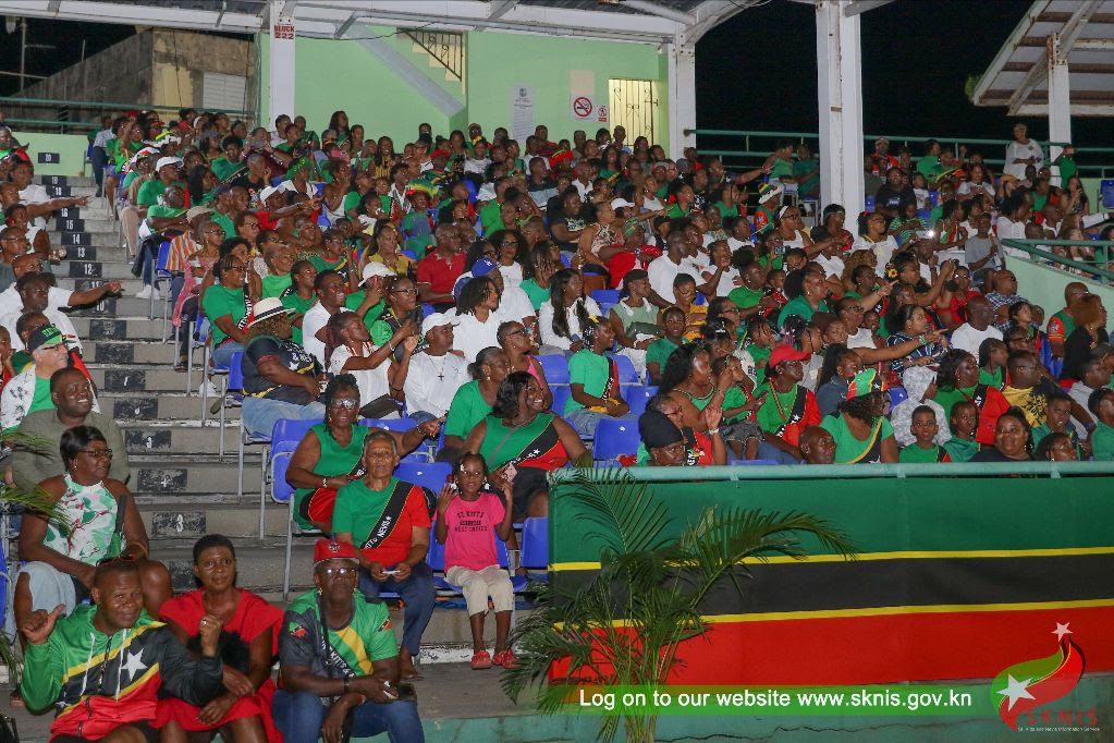 Large Gathering Commemorates 42nd Anniversary of Saint Kitts and Nevis Independence at Warner Park